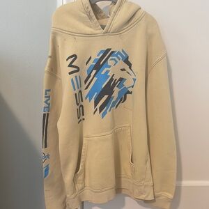 Messi - Hard Rock Cafe Hoodie with Blue Lion Graphic - kids medium